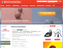 Tablet Screenshot of bochascba.com.ar